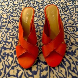 Beautiful Charles David heels; comfortable leather